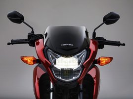 55912 21YM CB125F R369 RED STUDIO DETAIL HEADLIGHT ORIGINAL