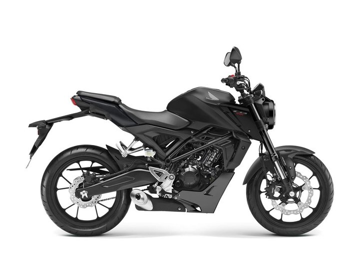 23YM 02 CB125R Mat Gunpowder Black Metallic NH436M RHS 01