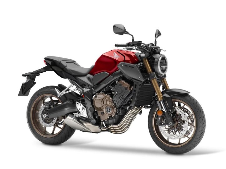 23YM 03 CB650R CANDY CHROMOSPHERE RED R381 RHS 02