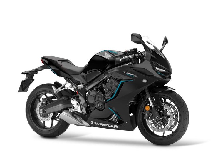 23YM 01 CBR650R MAT GUNPOWDER BLACK METALLIC NH436 RHS 02