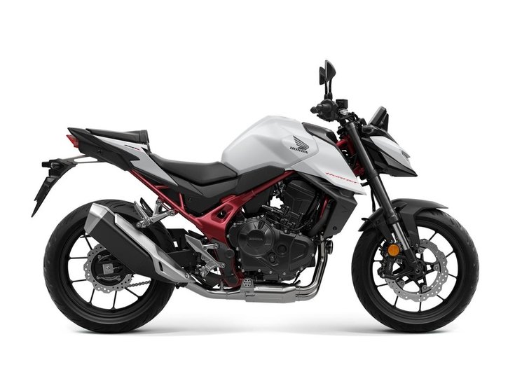 25YM CB750 Hornet Mat Pearl Glare White RHS 001