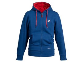 Honda Blue Zip Hoodie