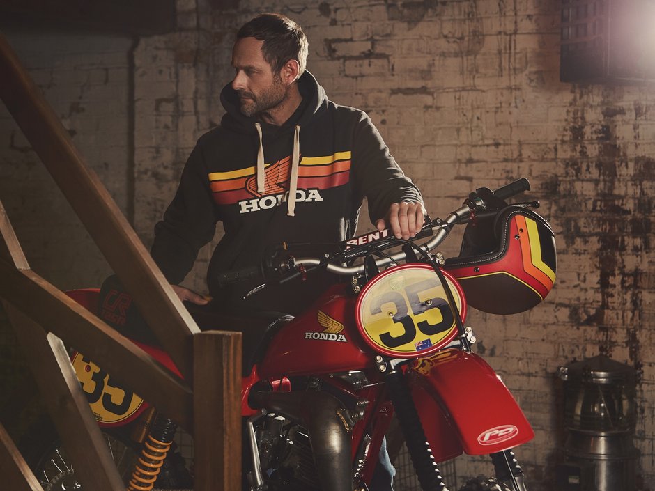 Honda vintage sunset discount hoodie