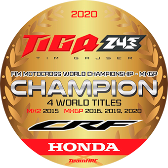 Tim Gajser 2020 MXGP World Champion - tag
