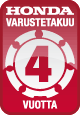 Honda-lisävarustetakuu 4 vuotta -logo